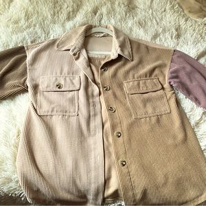Loveriche Pink, Brown, Purple Small Flannel